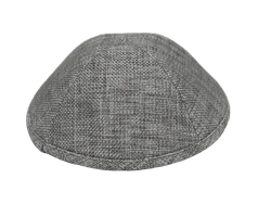 כיפה בד ארוג צבע כסף
