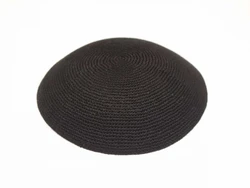 כיפה סרוגה צבע שחור