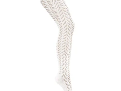 גרביון כותנה מחורר - שמנת