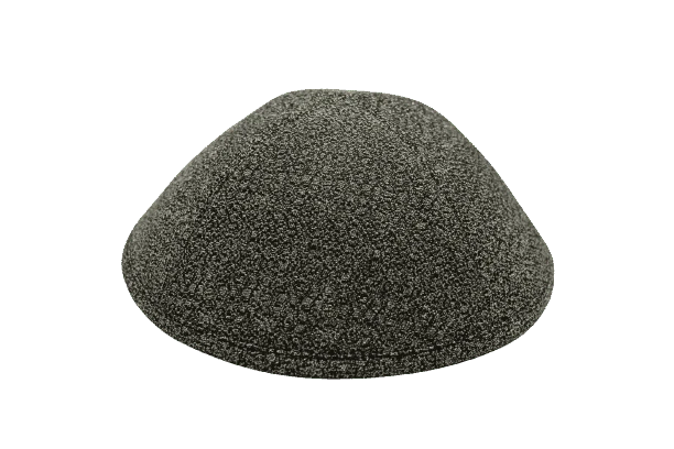 כיפה ברוקד צבע שחור עם נצנצים צבע זהב