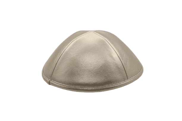 כיפה עור צבע זהב