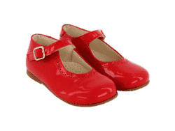נעל בובה צבע אדום