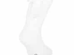 גרב כותנה עם פפיון צבע לבן