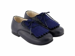 נעל בנים צבע כחול מט לשונית זאמש