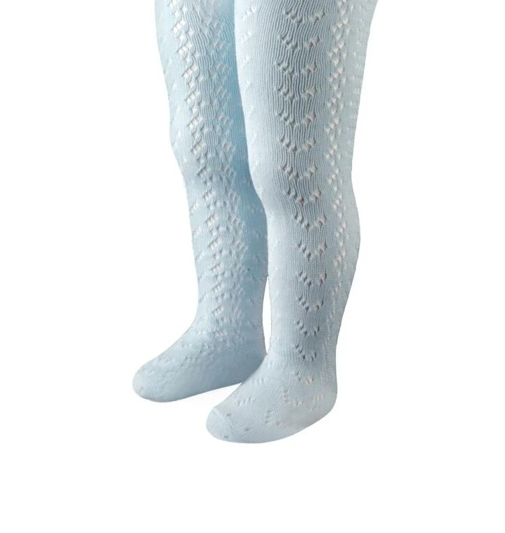 גרביון מחורר צבע תכלת