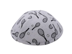 כיפה צבע סגלגל הדפסי מטקות