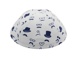 כיפה רקע רקע לבן הדפסי קוסם