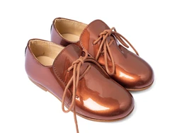 נעל מוקסין בנים צבע נחושת