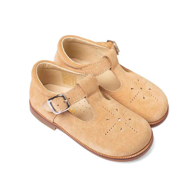 נעל זאמש צבע קאמל סגירת אבזם