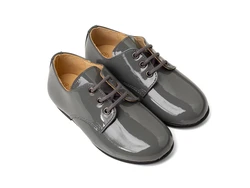 נעל קלאסית בנים צבע אפור