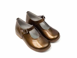 נעל בובה בנות צבע נחושת