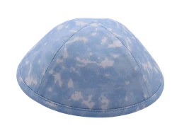 .כיפה גוון ענני תכלת.