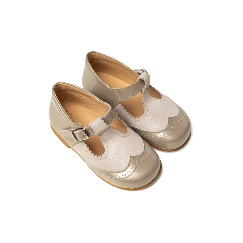 נעל לוחות הברית צבע זהוב סגירת אבזם