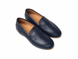 נעל מוקסין צבע כחול