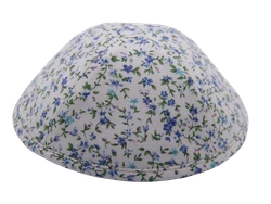 כיפה צבע שמנת הדפסי פרחים