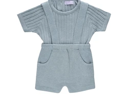 סט אוברול צבע כחול פטרול