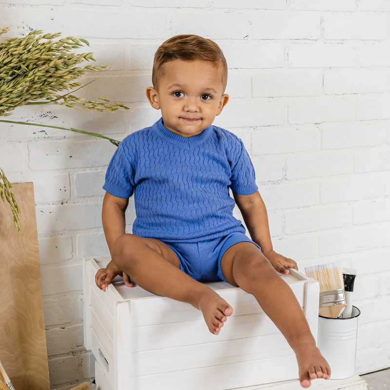 סט קאי צבע כחול עמוק – תמונה 4