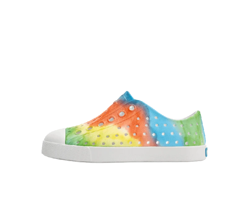 נעל נייטיב NATIVE צבע טאי דאי גווני אדום כחול