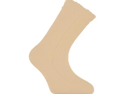 גרב ברך מחוררת צבע קאמל