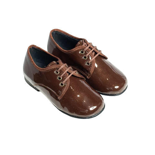 נעל קלאסית בנים צבע חום