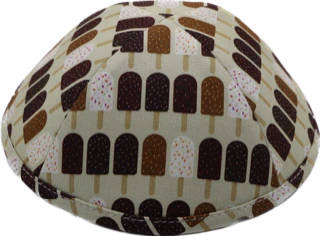 .כיפה צבע בז הדפסי ארטיקים.