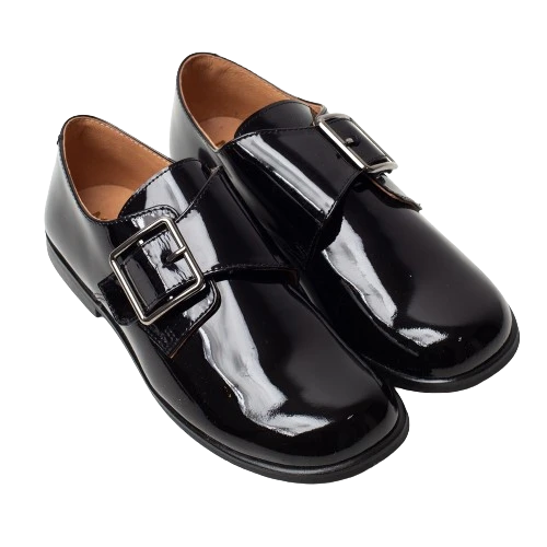 נעל בנים סגירת אבזם צבע שחור