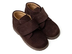 מגף זאמש צבע חום סגירת סקוץ׳