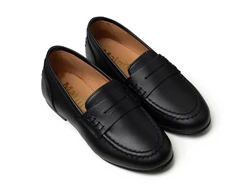 נעל מוקסין צבע שחור