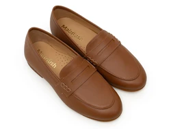 נעל מוקסין צבע קאמל