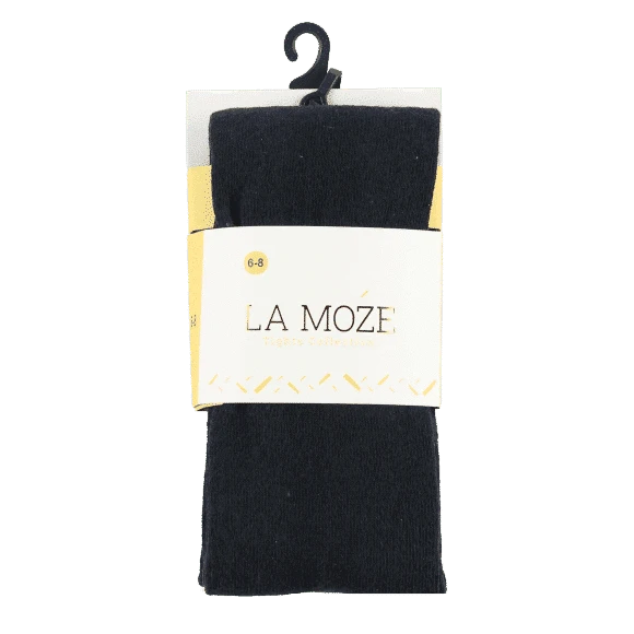 גרביון כותנה חלק צבע כחול