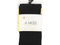 גרביון כותנה חלק צבע שחור