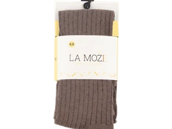 גרביון כותנה פסים צבע חום