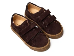 נעל סניקרס זאמש צבע חום סגירת סקוצים